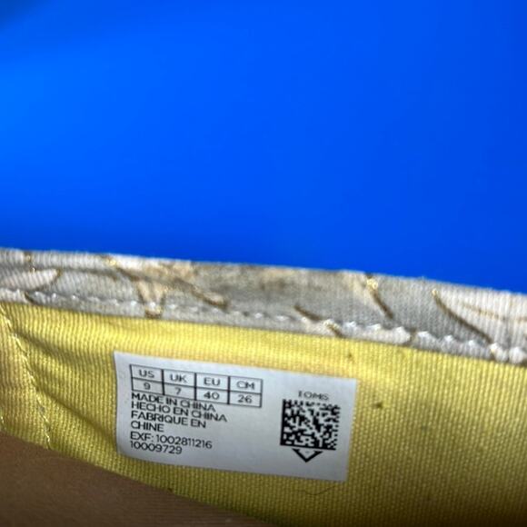 Toms Starfish Classic Slip On Flats - Tan/Gold - 9 - Picture 8 of 8